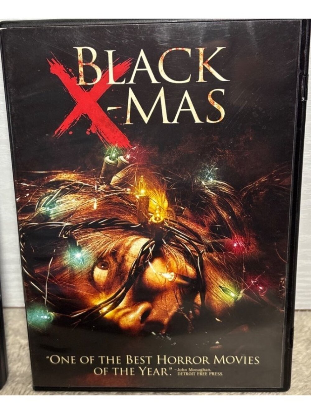 Horror DVD Lot of 2 Black X-Mas & Boo Thriller Scary Movies Halloween - Picture 3 of 11